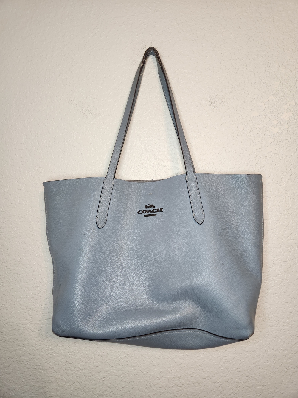 Coach Cornflower Blue Charlie Carryall Triple Compartment Tote Bag